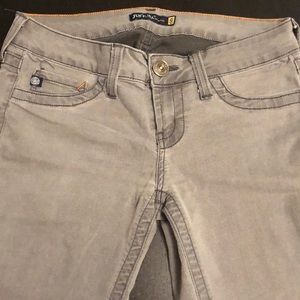 Light grey ankle tight/skinny stretchy jeans